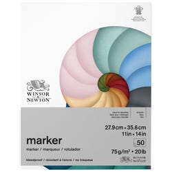 Winsor & Newton Bleedproof Marker Pad, 11 x 14 Inches, Item Number 2088917
