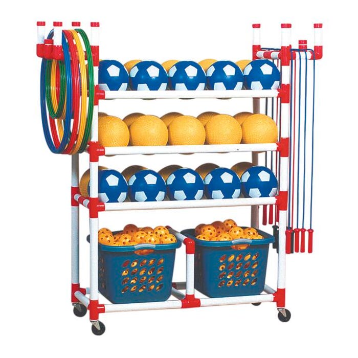 Duracart Standard Playground Cart, 59 x 19 x 63 Inches