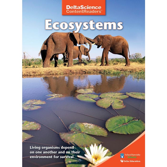 Delta Science Content Readers Ecosystems Red Book, Pack of 8