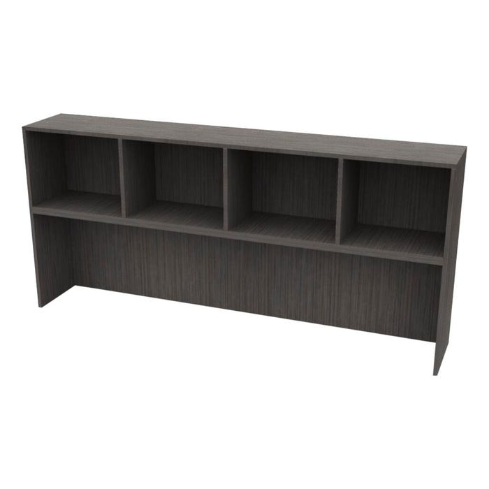 AIS Calibrate Series Single Open Hutch, 4 Cubby, 78 x 14 x 37 Inches