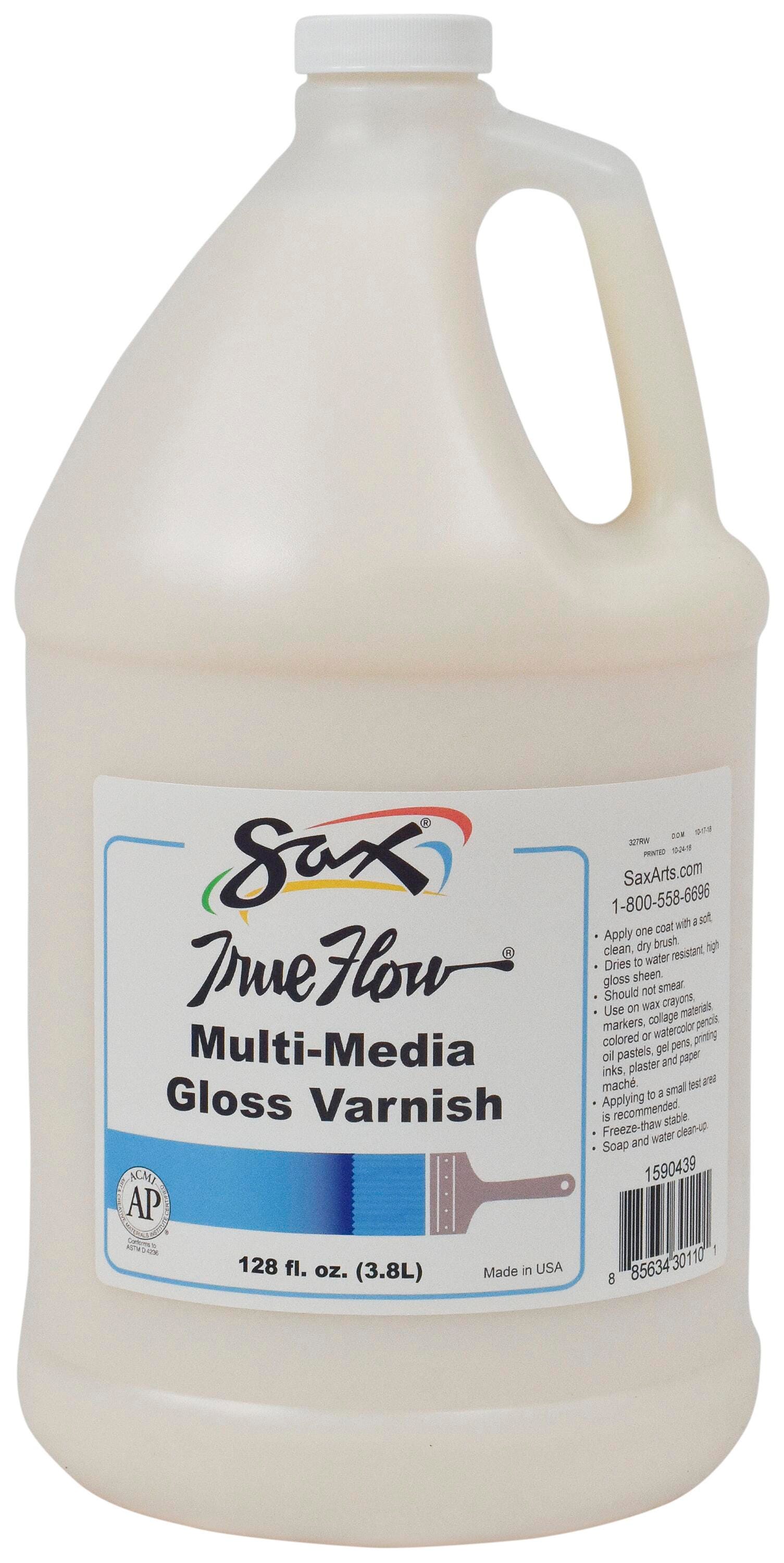 Image for Sax True Flow Multi-Media Varnish, Gloss Finish, 1 Gallon from School Specialty