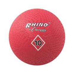 Champion Sports Playground Ball, 10 Inches, Red