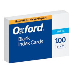 4x6 Blank Index Cards, Item Number 1443129