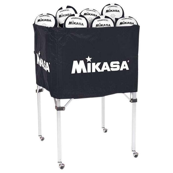Mikasa Collapsible Ball Cart with Carry Bag, 25 x 25 x 40 Inches, Black