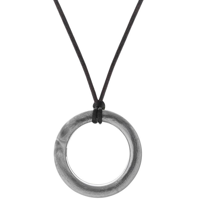 Chewigem Chewable Realm Ring Pendant, Silver, Item Number 2103962