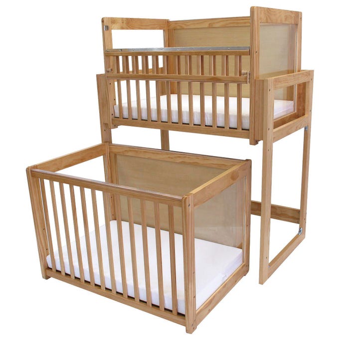 L.A. Baby Modular Crib System with Window, 45-3/8 x 37-3/8 x 53-1/2 Inches