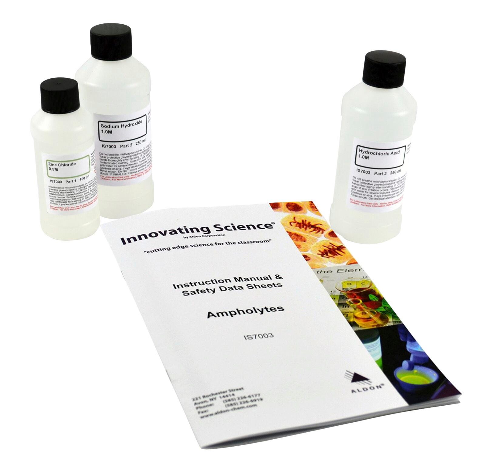 Image for Innovating Science Ampholytes Chemical Demonstration Kit from School Specialty