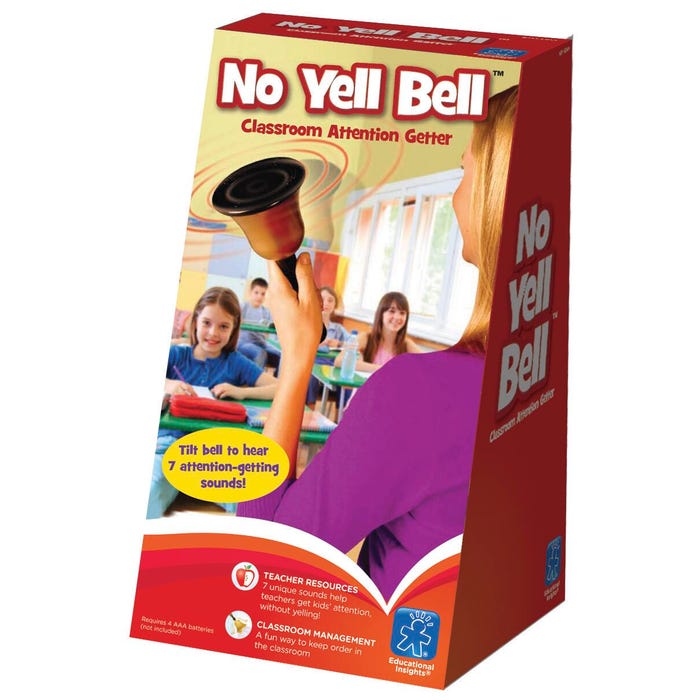 Educational Insights No Yell Bell Classroom Attention-Getter