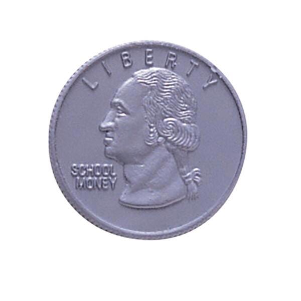 Achieve It! Quarters Play Money, Pack of 100, Item Number 2105053