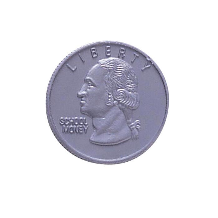 Achieve It! Quarters Play Money, Pack of 100