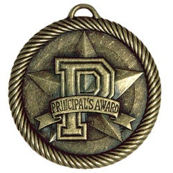 PDU CAT Multi-Level Dovetail/Principals Value Medal, 2 Inches, Solid Die Cast, Gold