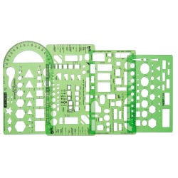 Designer Template Set, Set of 4