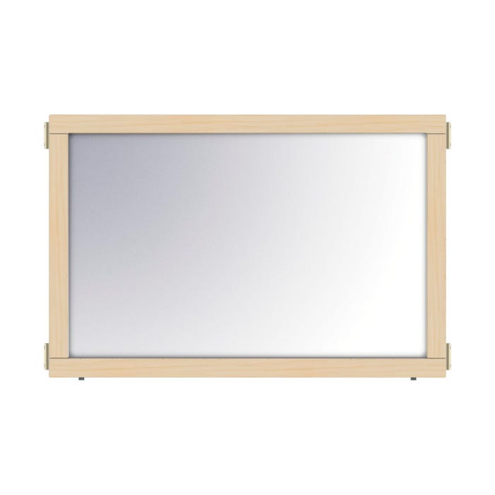 Jonti-Craft KYDZ Suite Mirror Panel - E-Height, Acrylic, Hard Maple, 24 x 1 x 29-1/2 Inches