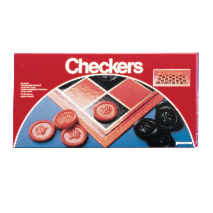 Pressman Classic Checkers Game