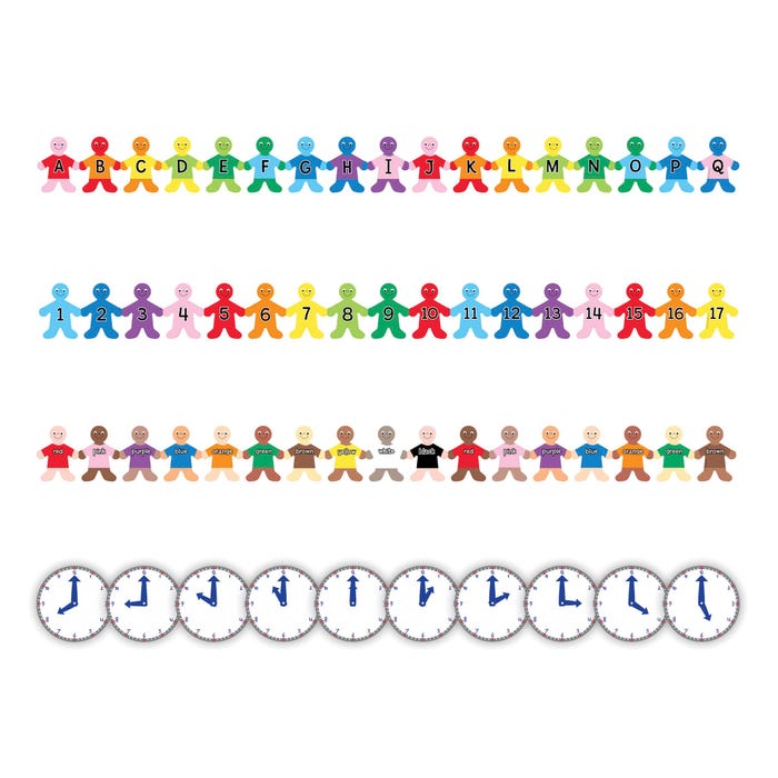 Hygloss Early Childhood Border, 4 Designs, 144 Feet