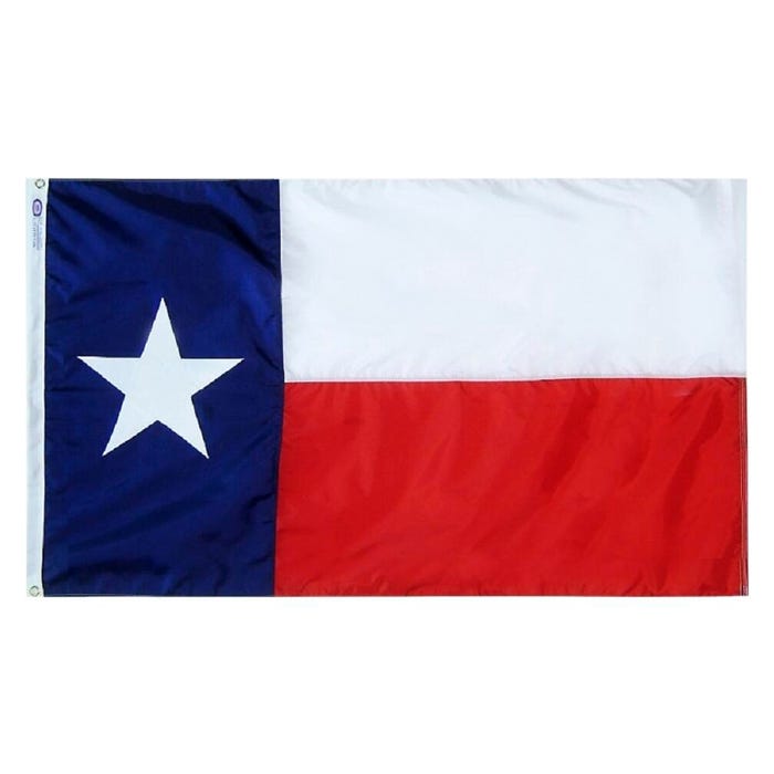 Annin Texas State Flag, Heavy Weight Nylon, Outdoor, 4 x 6 Feet