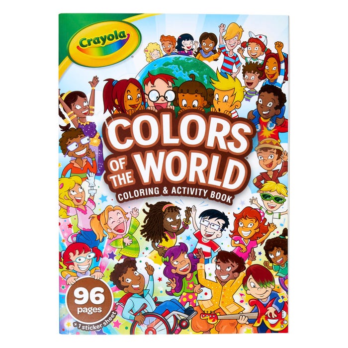 Crayola Coloring and Activity Book, Colors of the World, 96 Pages
