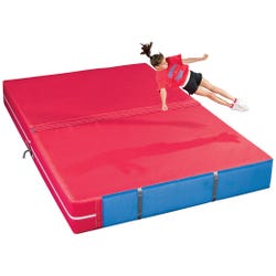 Sportime Softy Non-Folding Landing Mat, 8 x 6 Feet, 16 Inches Thick 4001909