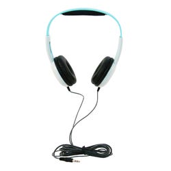 Image for Califone KH-12 WH Pre-K On-Ear Headphones, 3.5mm, Light Blue/White from School Specialty