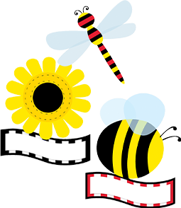 Flower and Bee Decorations