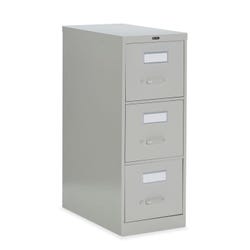 Global 2600 Series 26-1/2 in Deep Letter Size Vertical File Cabinet with Lock