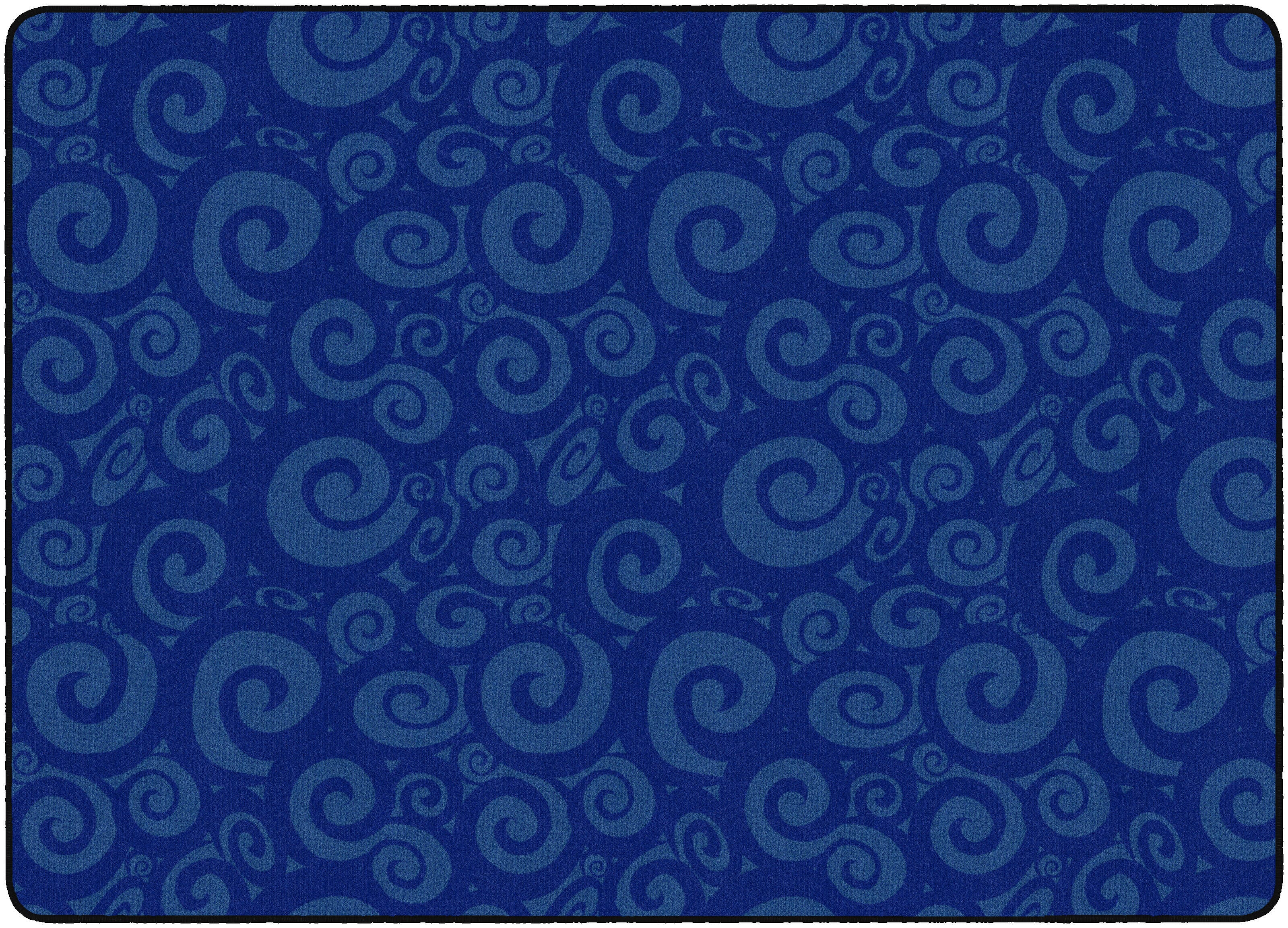 Flagship Carpets Swirl Tone on Tone Carpet, Rectangle 4002433