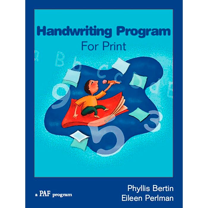 PAF Handwriting Program for Print Student Workbook