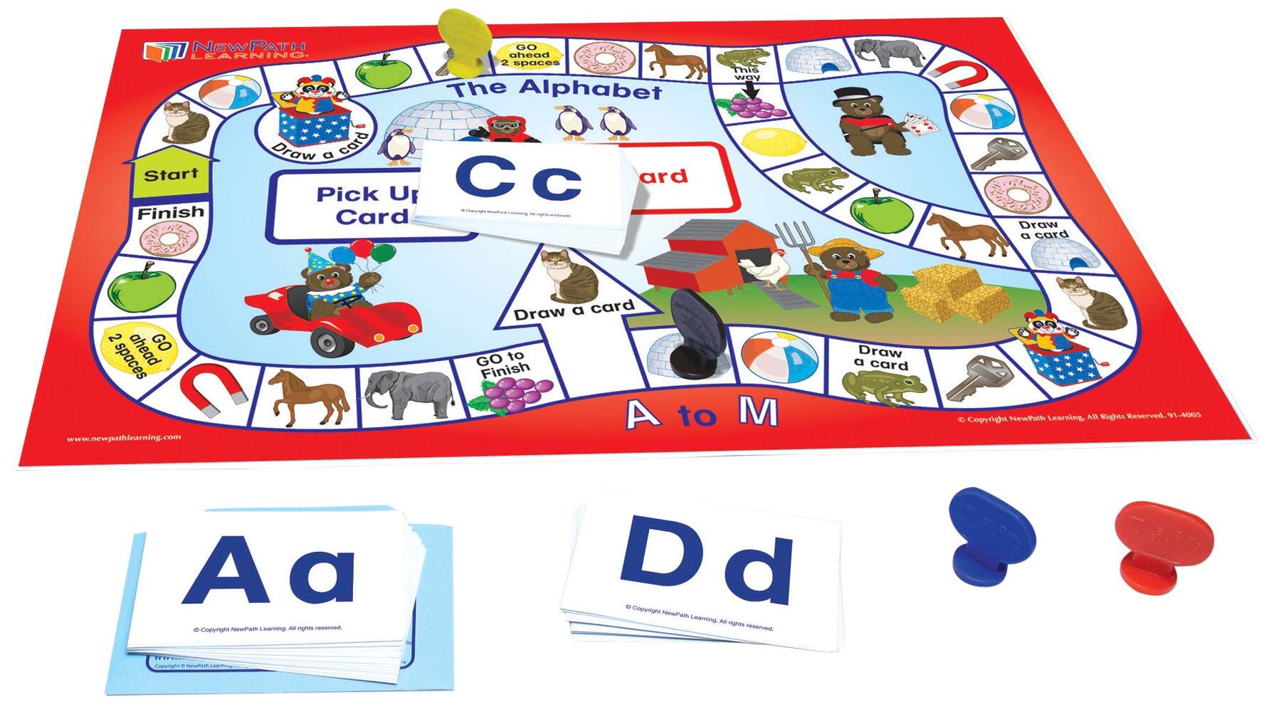 NewPath The Alphabet Learning Center Game, Item Number 1600747