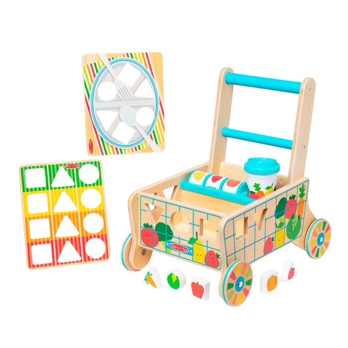 Melissa & Doug Wooden Grocery Cart