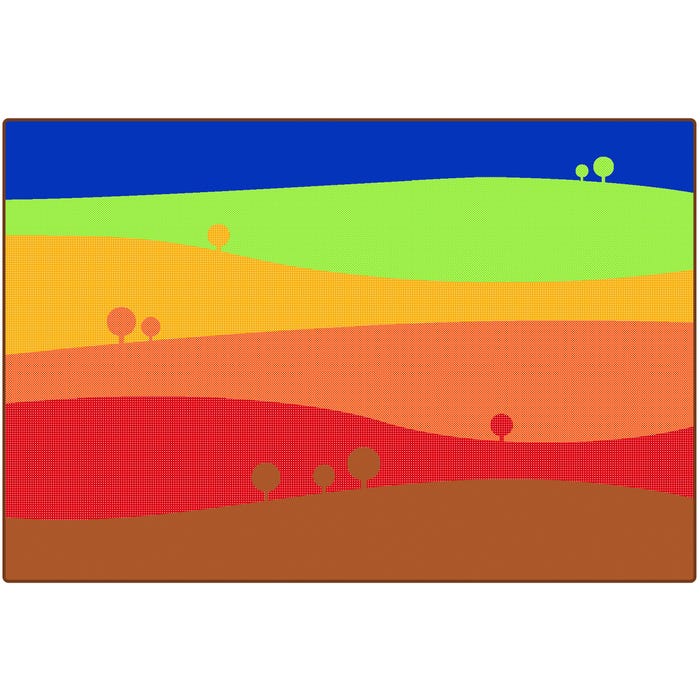 Carpets for Kids Premium Tranquil Hills, Rectangle