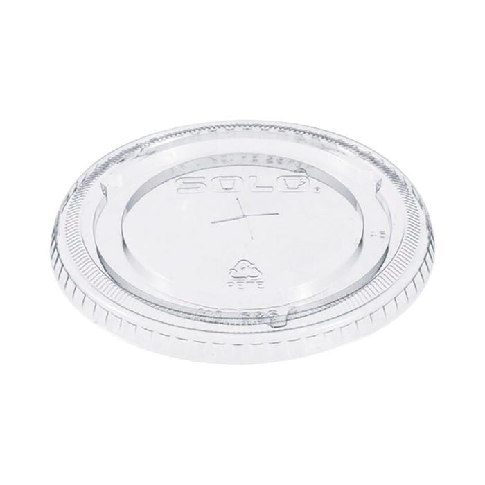 Solo Cup Straw Slotted Clear Lids