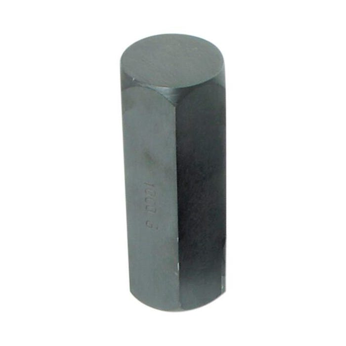Frey Scientific Metric Hex Weight, 1 Kilogram, Steel, Black