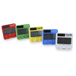 TickiT Dual Power Timers, Set of 5