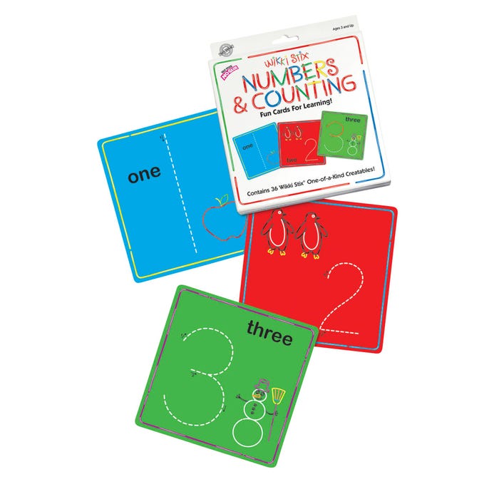 Wikki Stix Numbers Cards Set