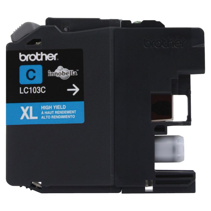 Brother Ink Toner Cartridge, LC103C, Cyan