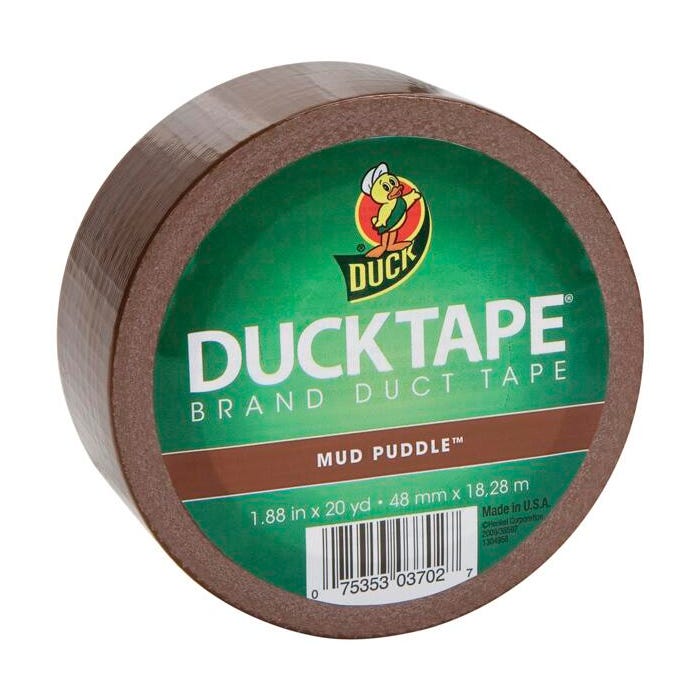 Duck Tape Heavy Duty Self-Adhesive Duct Tape, 1-7/8 Inches x 20 yards, Brown