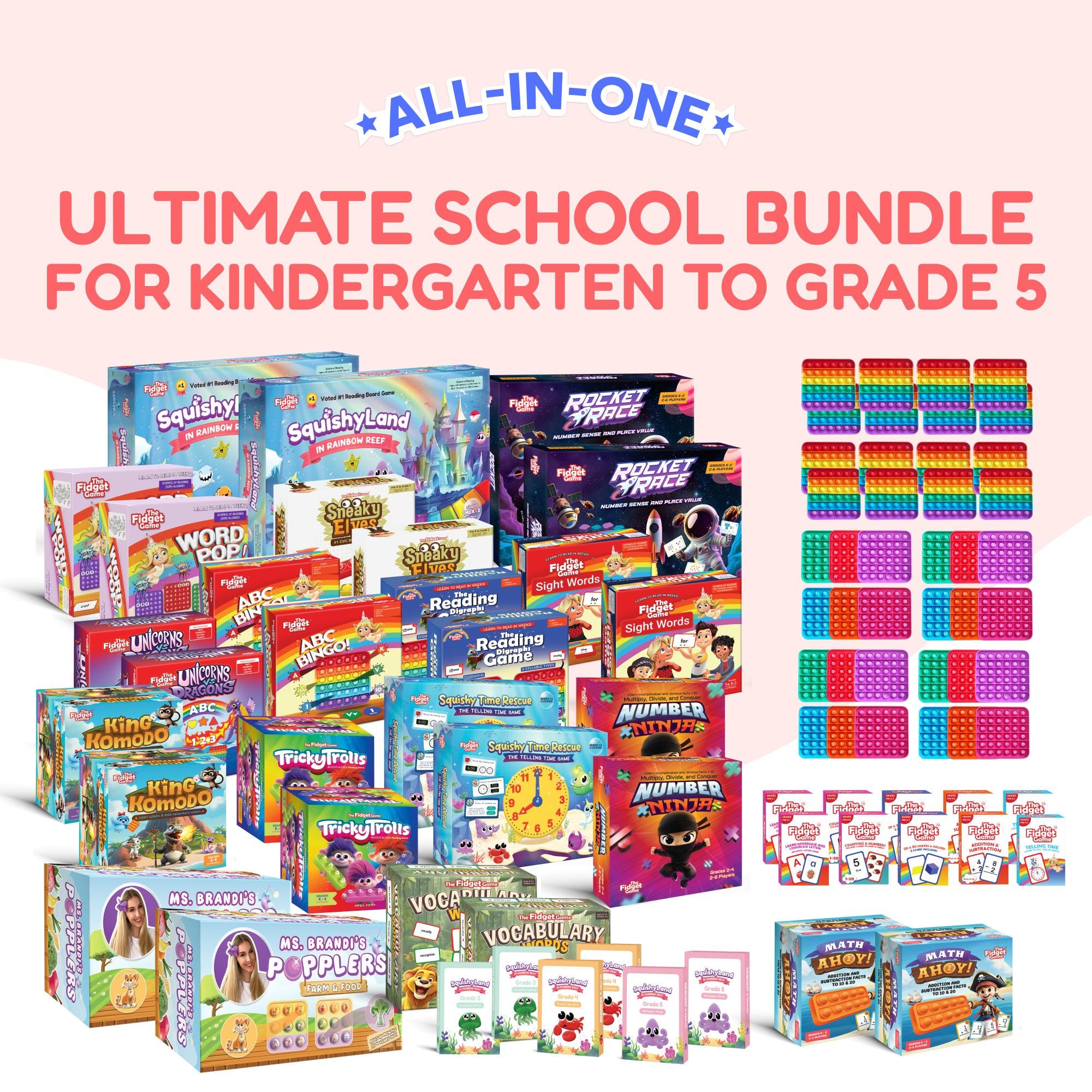 Image for The Fidget Game Ultimate School Bundle For Kindergarten to Grade 5 from School Specialty