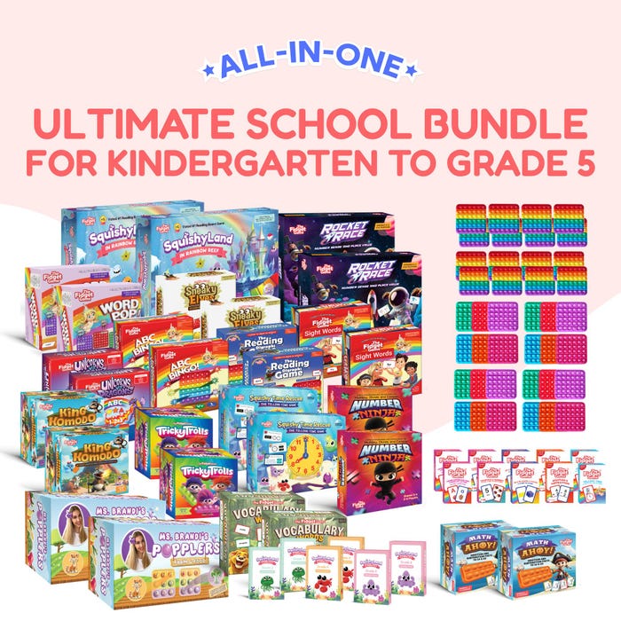 The Fidget Game Ultimate School Bundle For Kindergarten to Grade 5