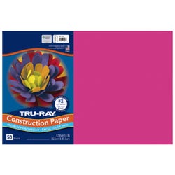 Tru-Ray Sulphite Construction Paper, Dark Pink, Item Number 2041539