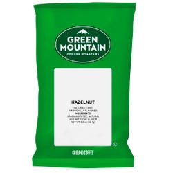 Green Mountain Hazelnut Light Roast Ground Coffee, Fraction Packs, 2.2 oz, 50 Per Carton, Item Number 1535360