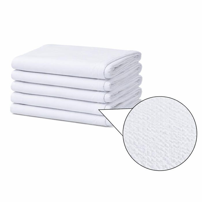 Angeles Value Line Cot Sheet, Standard, 50-1/2 x 22-1/2 Inches, Pack of 5