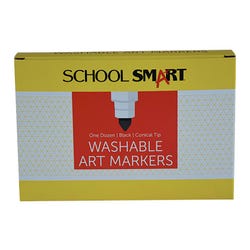 Pennarelli Washable Crayola Neri - Confezione Da 12 Per Scuola E Ufficio - Foto 4