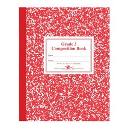 Roaring Spring Primary Composition Book, 9-3/4 x 7-3/4 Inches, 50 Sheets, Red