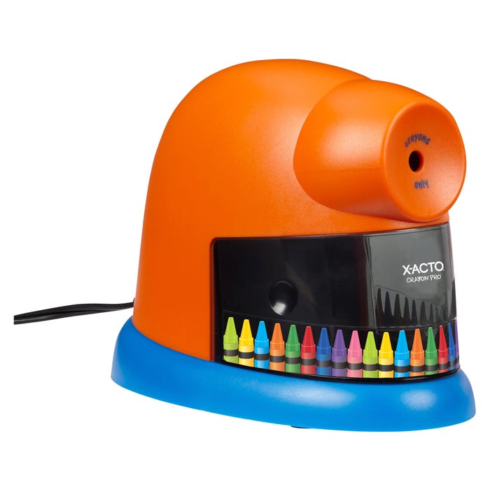 X-ACTO CrayonPro Electric Crayon Sharpener with Cleaning Brush