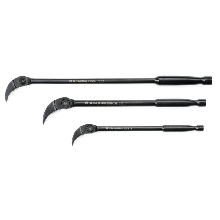 Gearwrench 3-Piece Indexing Pry Bar Set, Set of 3