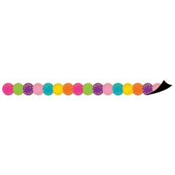 Teacher Created Resources Confetti Circles Magnetic Border Trim, Item Number 2051196
