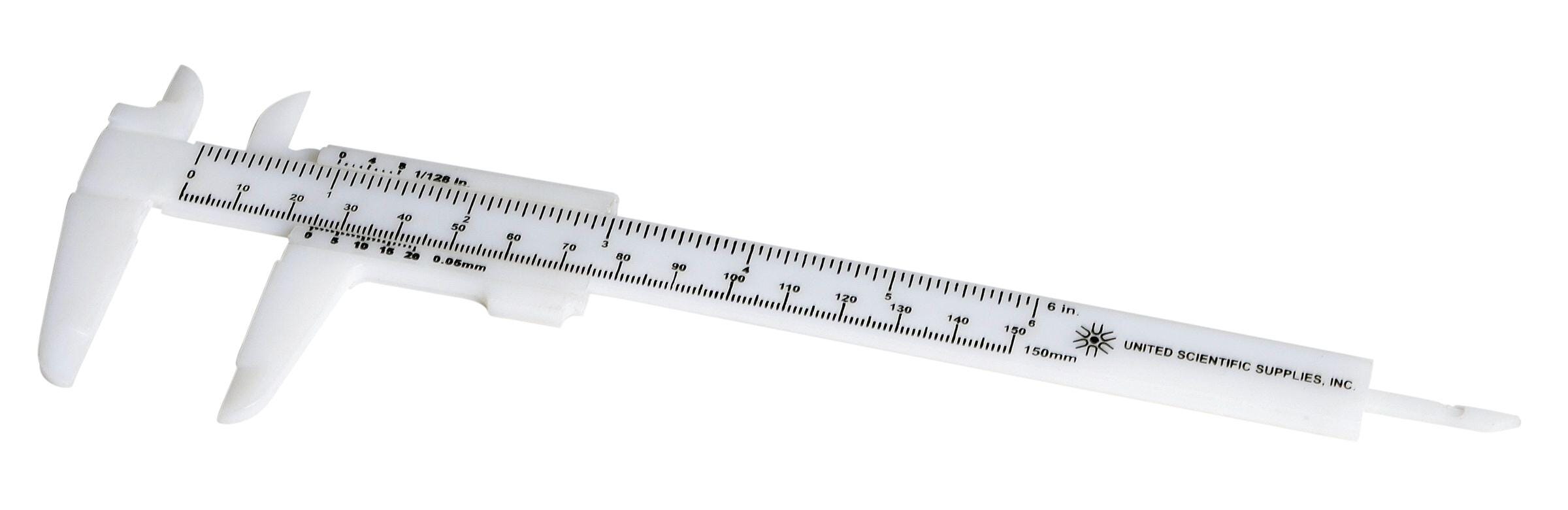United Scientific Vernier Caliper, Plastic, Item Number 2094651