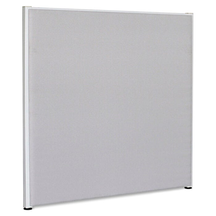 Lorell Gray Fabric Panels, 60-3/4 x 59-1/4 Inches, Gray