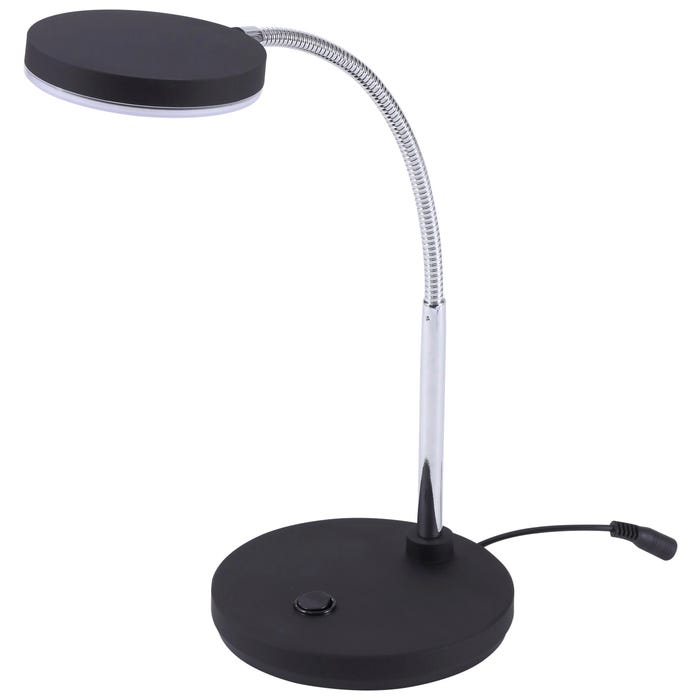Bostitch Gooseneck LED Task Lamp, 13-3/4 Inches, Black