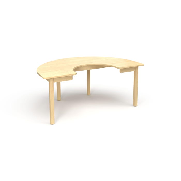 Childcraft Kidney Table, 58 x 36 x 24 Inches